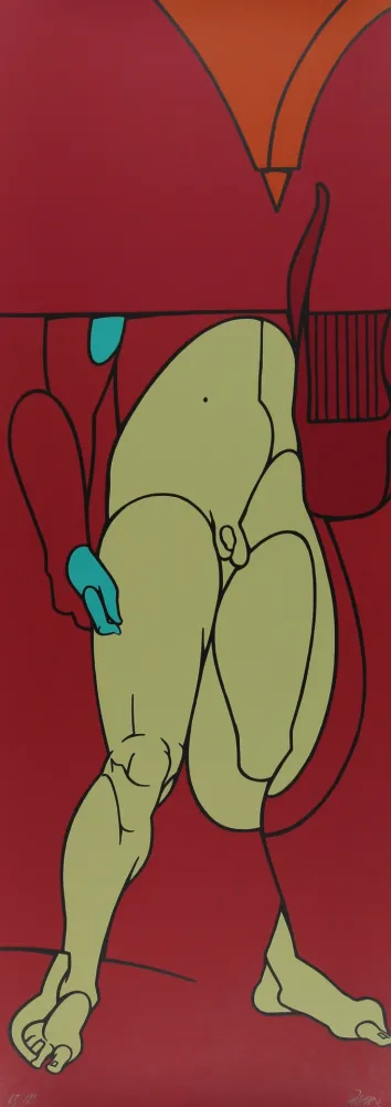 リトグラフ Adami - Achille