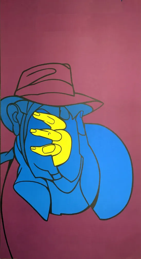 シルクスクリーン Adami - ADAMI CAEN 1980 : Sérigraphie originale avant la lettre.