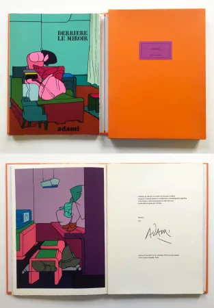 挿絵入り本 Adami - ADAMI. Derrière le Miroir n° 188. Nov. 1970. TIRAGE DE LUXE SIGNÉ.