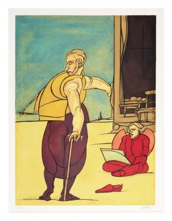 リトグラフ Adami - Angélus