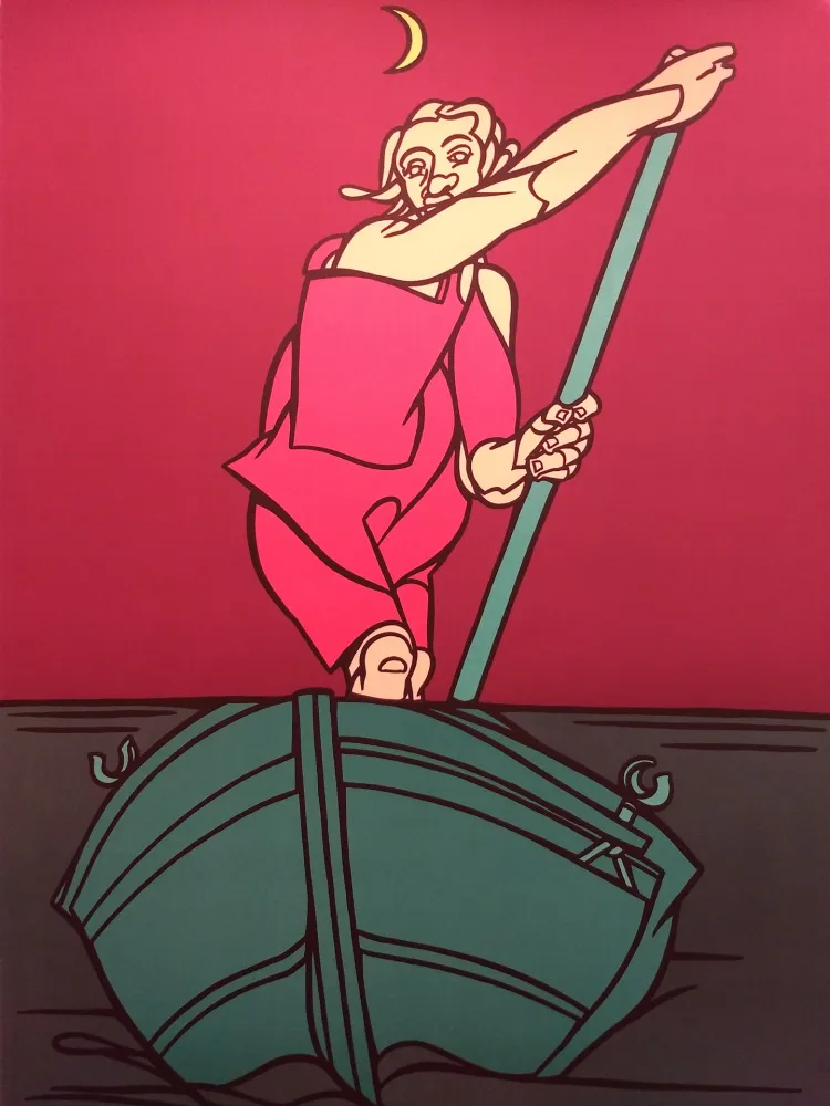 リトグラフ Adami - Blue Danube