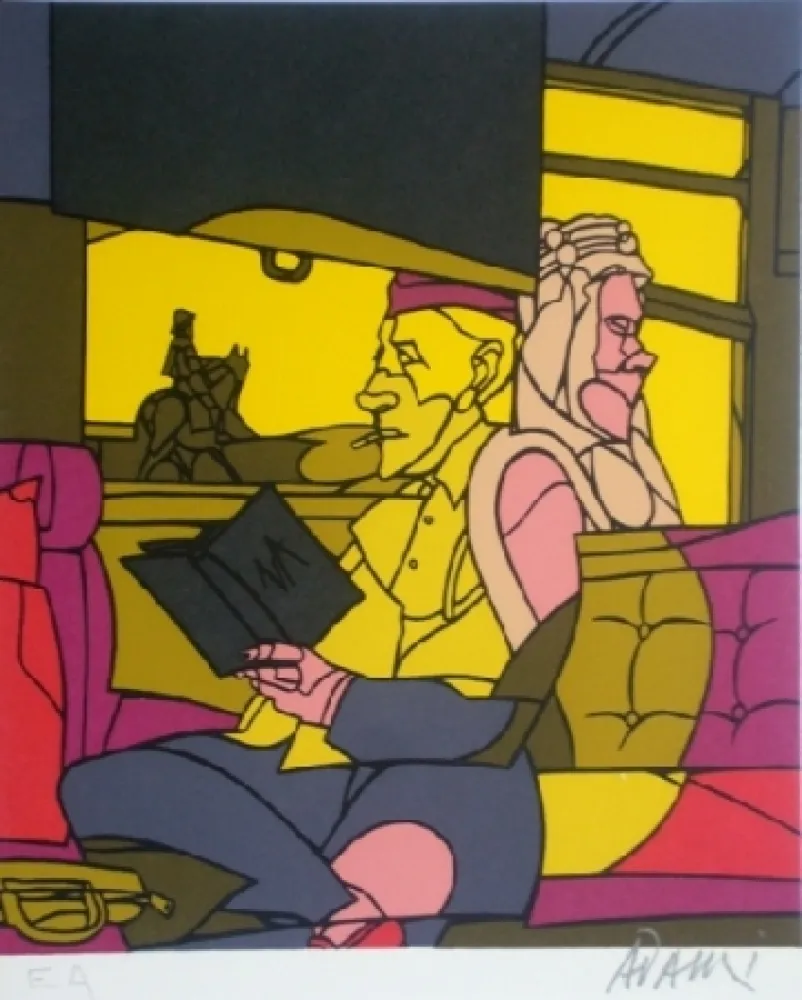 リトグラフ Adami - Dancer