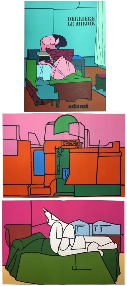 挿絵入り本 Adami - Derrière le Miroir n° 188. ADAMI. Novembre 1970.