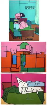 挿絵入り本 Adami - Derrière le Miroir n° 188. ADAMI. Novembre 1970.