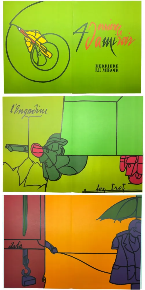 挿絵入り本 Adami - Derrière le Miroir n° 206 . ADAMI . Novembre 1973.