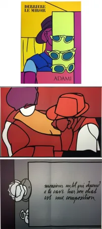 挿絵入り本 Adami - Derrière le Miroir n° 220. ADAMI. Octobre 1976.