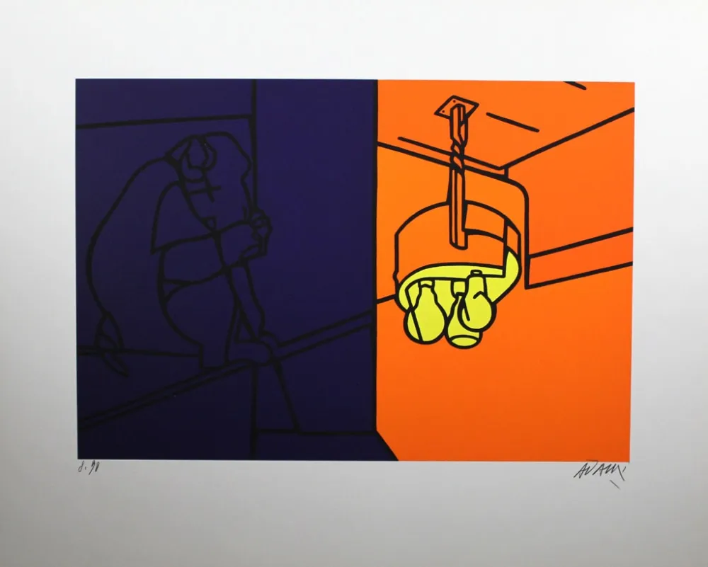 リトグラフ Adami - Impressions d'Afrique