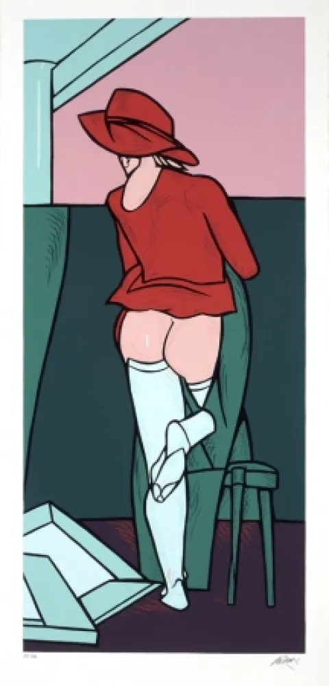 シルクスクリーン Adami - La visita II