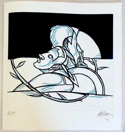 エッチング Adami - Les mots n'ont plus de bouche