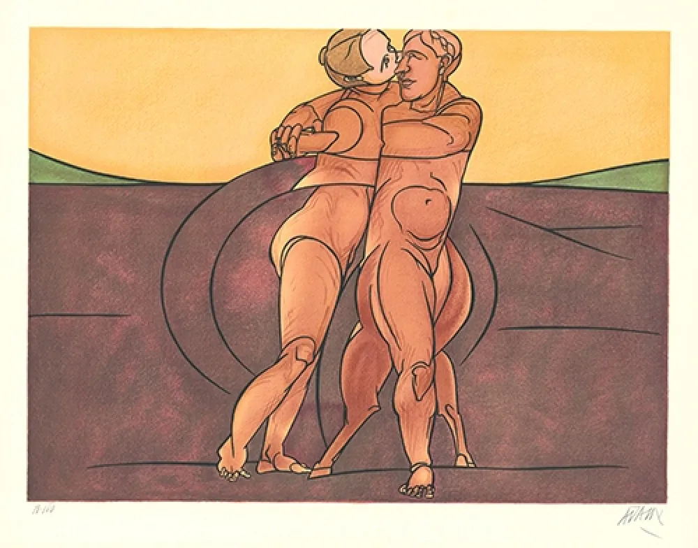 リトグラフ Adami - Métamorphose