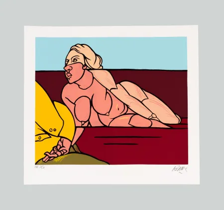 シルクスクリーン Adami - Palleas et Melisande