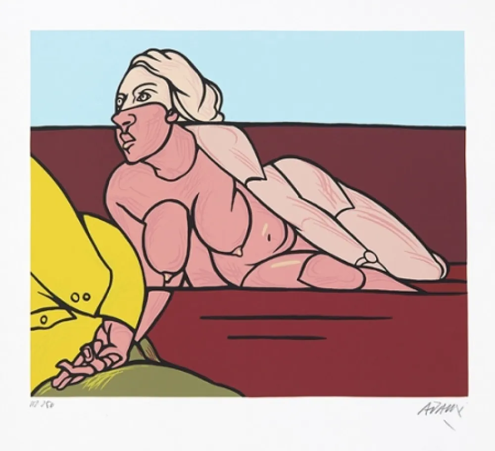 シルクスクリーン Adami - Palleas et melisande