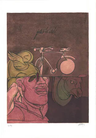 リトグラフ Adami - Pastorale