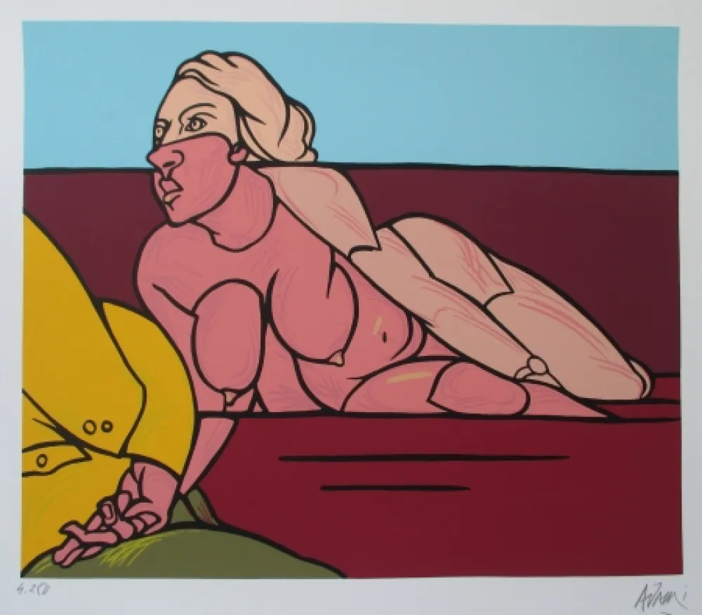 シルクスクリーン Adami - Pelleas et Melisandre