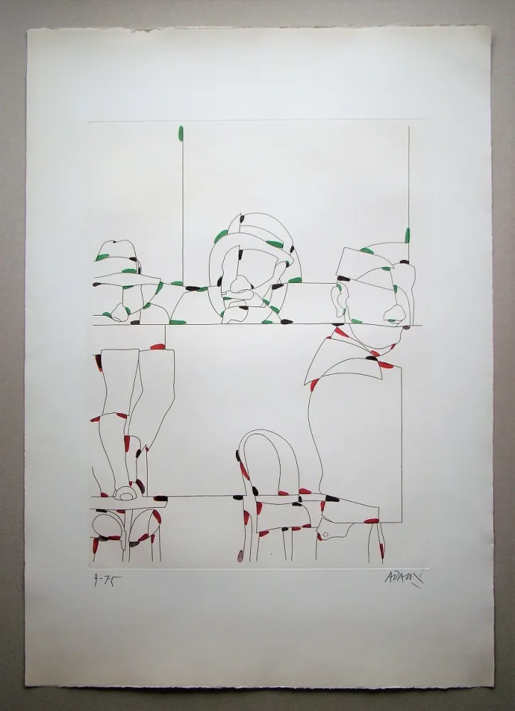 エッチング Adami - Rittratti con espressione