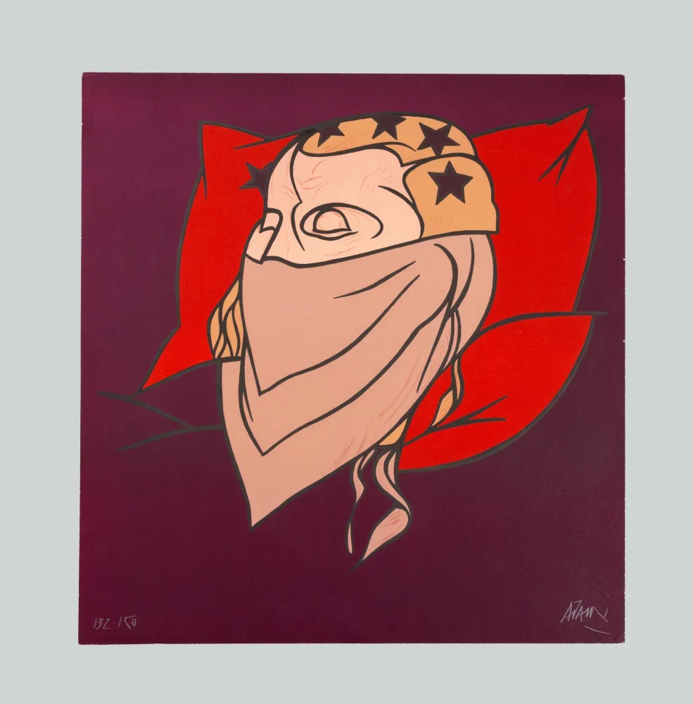 シルクスクリーン Adami - Senza titolo