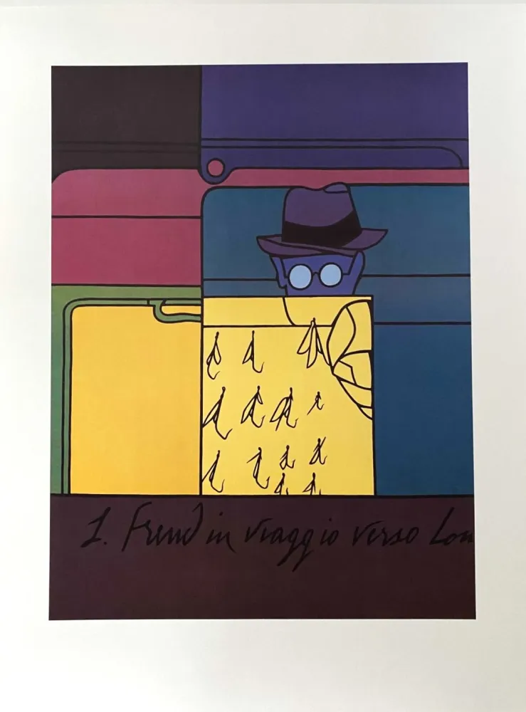 掲示 Adami - Sigmund Freud In Viaggio Verso Londra