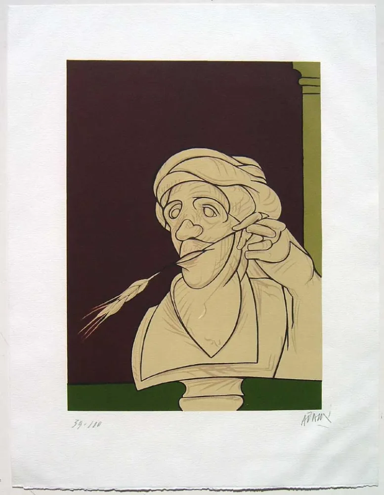 リトグラフ Adami - Stèle