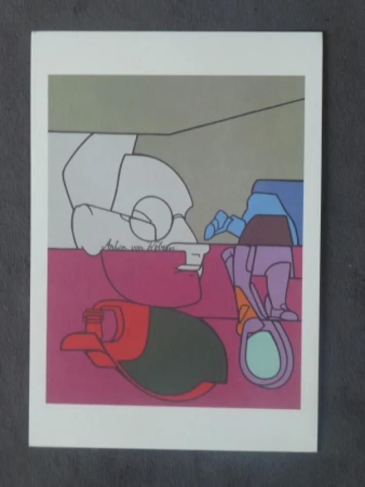 リトグラフ Adami - Tennis