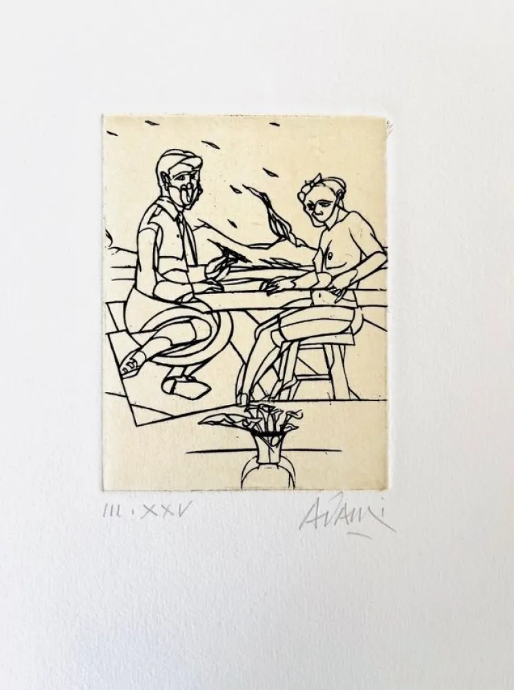 彫版 Adami - Traces de feu furieux