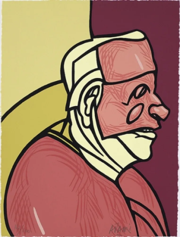 シルクスクリーン Adami - Une reconquête moderne de l'espace classique