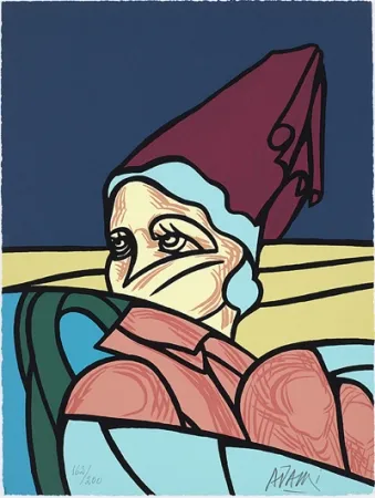 シルクスクリーン Adami - Une reconquête moderne de l'espace classique