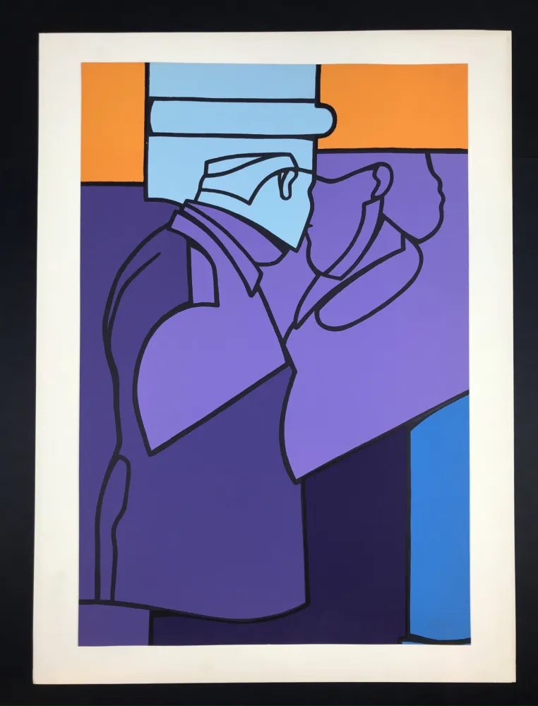 リトグラフ Adami - Untitled 