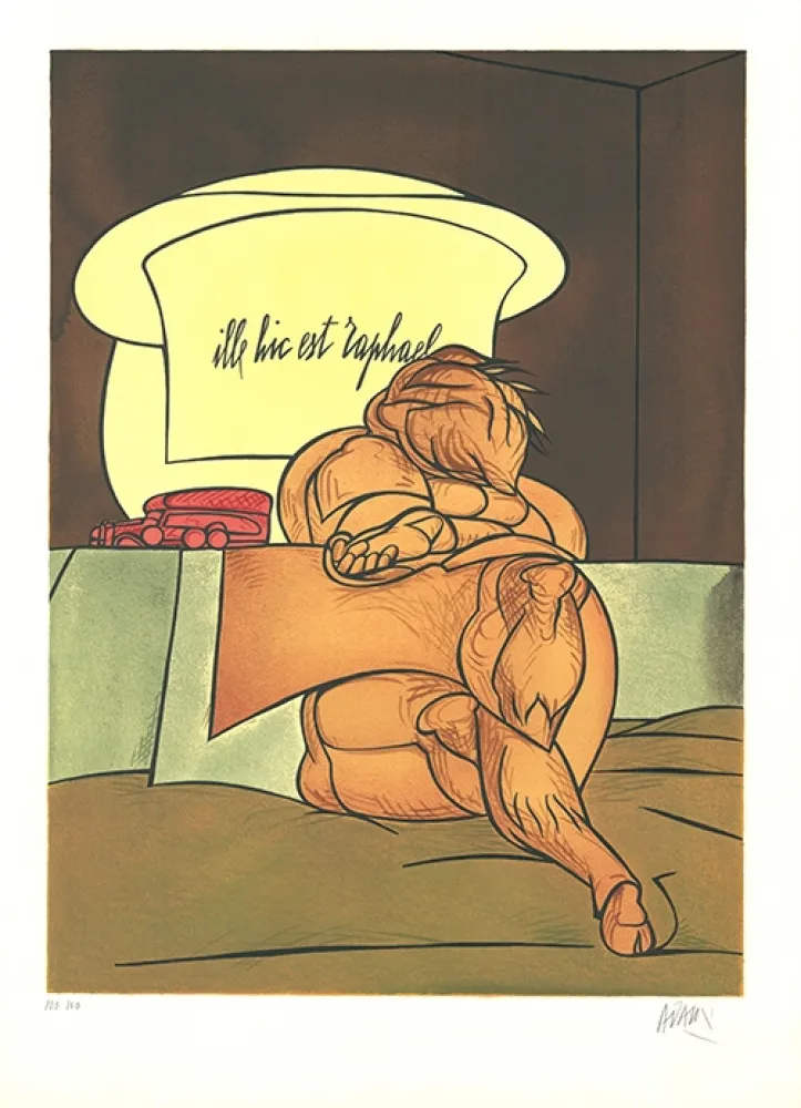 リトグラフ Adami - Urne