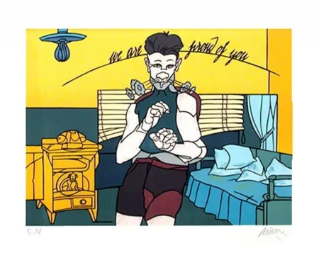 リトグラフ Adami - WE ARE PROUD OF YOU