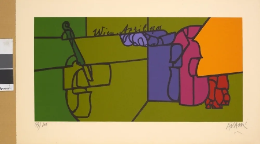 リトグラフ Adami - Wien 1901