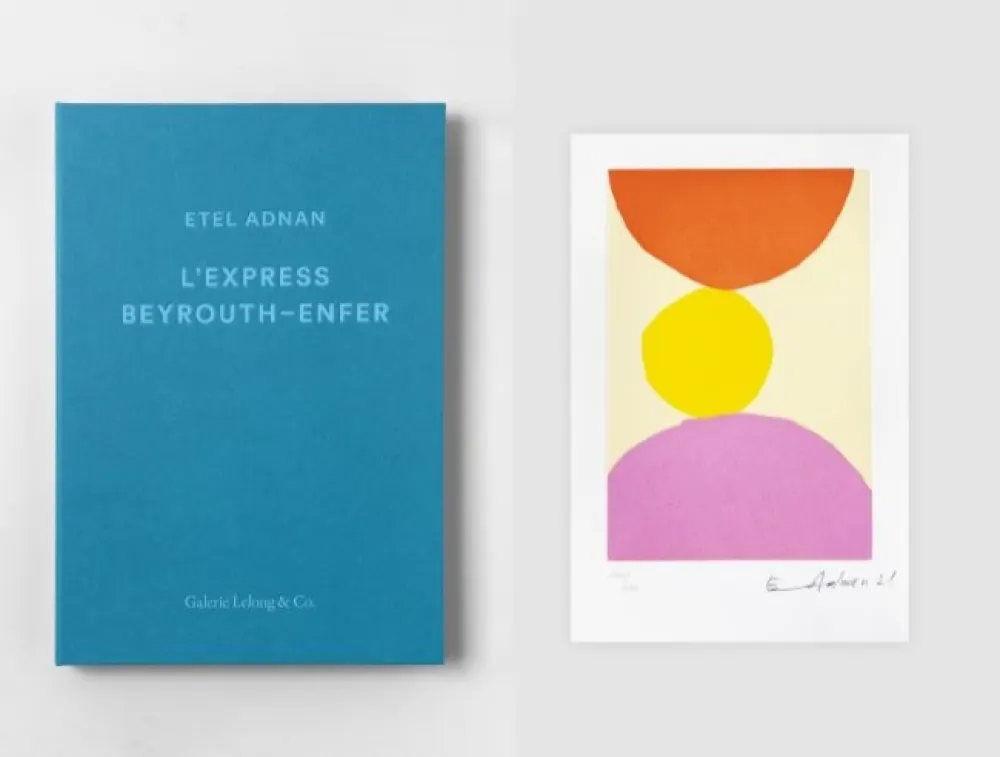 挿絵入り本 Adnan - L'Express Beyrouth-Enfer
