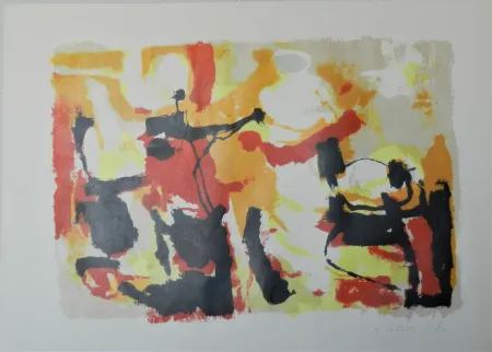 リトグラフ Afro - Composizione