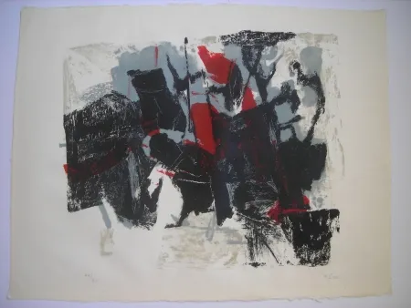 リトグラフ Afro - Composizione II