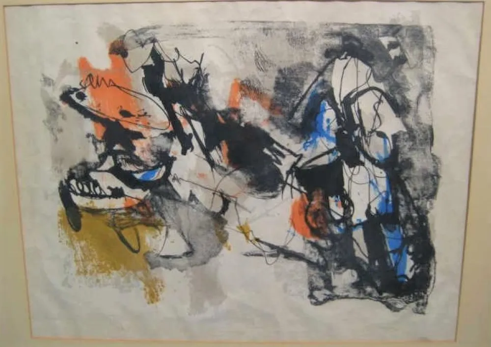 リトグラフ Afro - La sagra degli uccelli