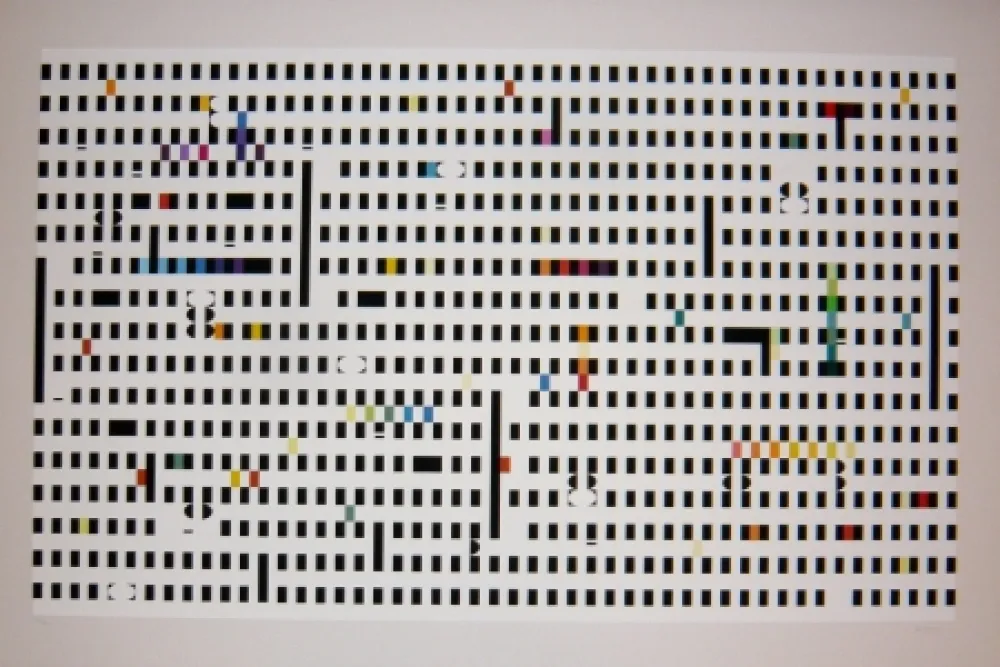 シルクスクリーン Agam - Composition 2