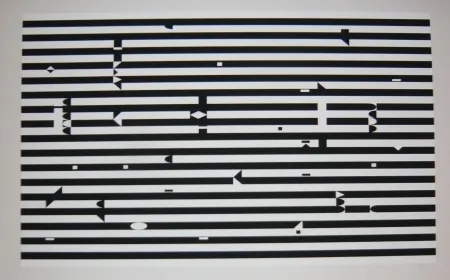 シルクスクリーン Agam - Composition 3