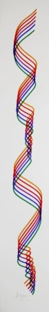 リトグラフ Agam - Composition 3