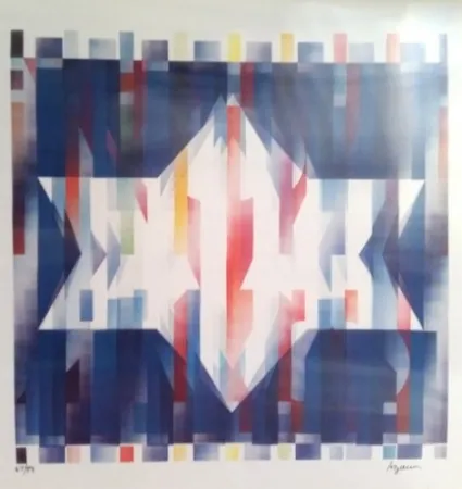 シルクスクリーン Agam - Geometric 5 Agam