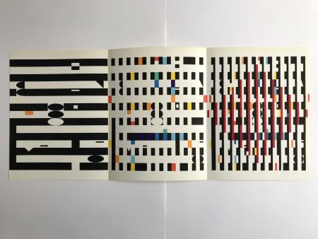 シルクスクリーン Agam - Progression (composition cinétique)