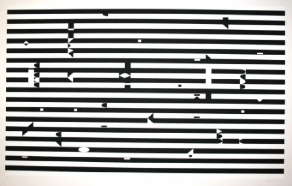 シルクスクリーン Agam - SANS TITRE