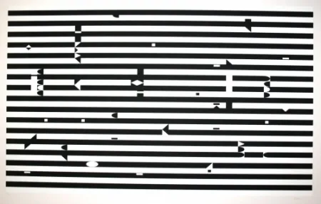 シルクスクリーン Agam - SANS TITRE