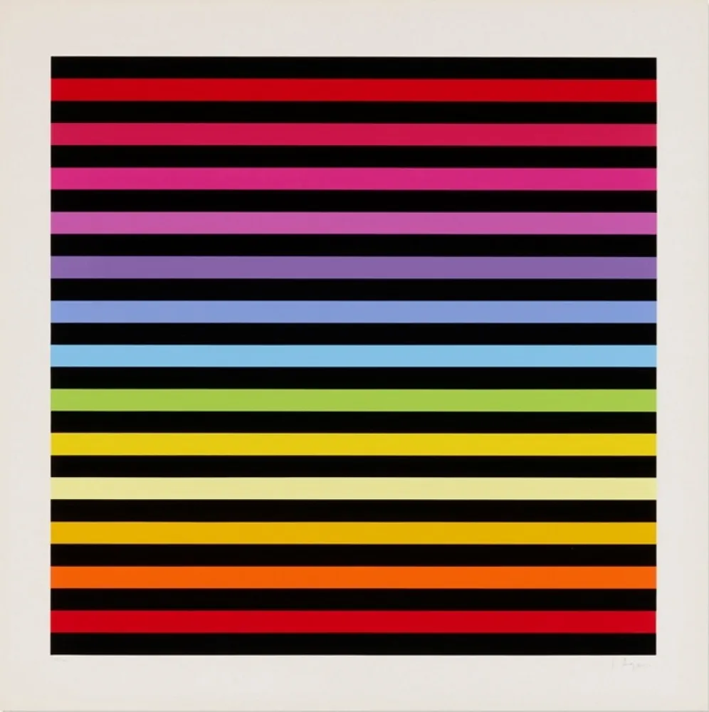 シルクスクリーン Agam - Solfège, Transformation, Fusion