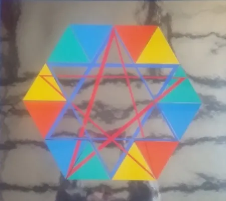シルクスクリーン Agam - Star of David - Abstract Illusionism