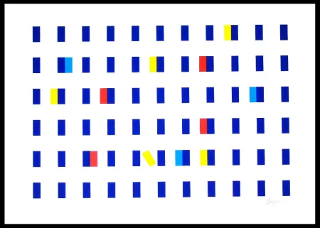 シルクスクリーン Agam - Untitled