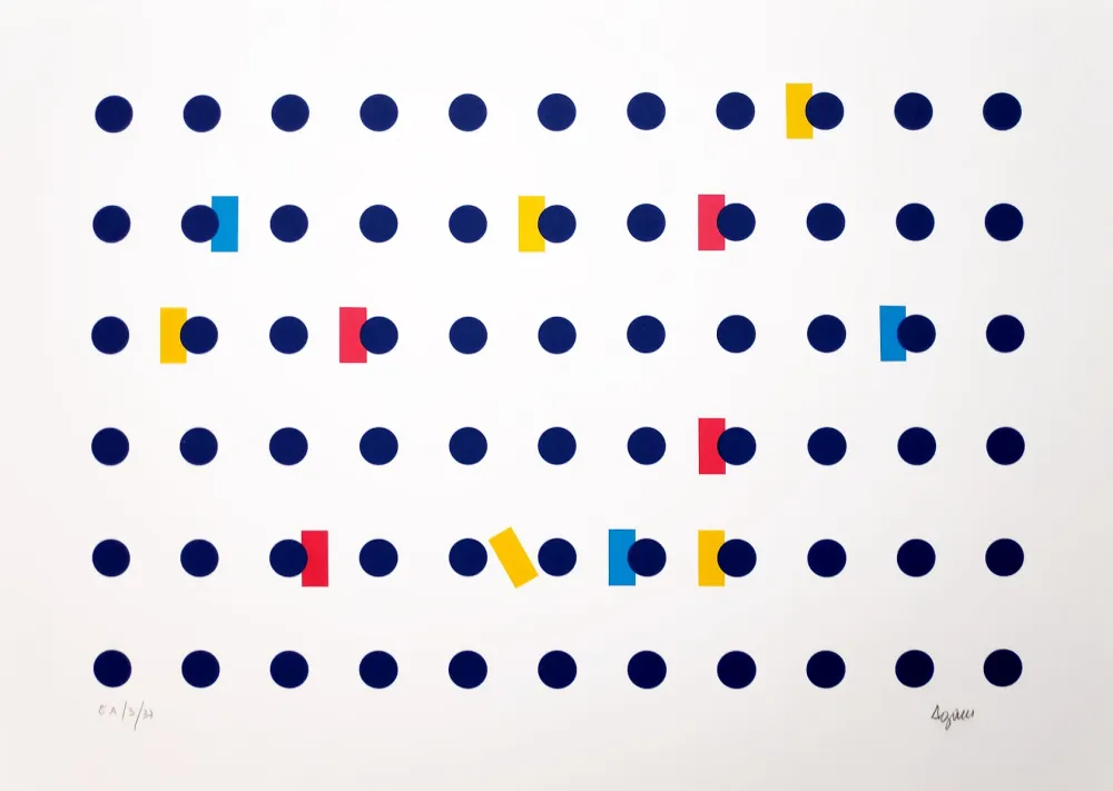 シルクスクリーン Agam - Untitled I