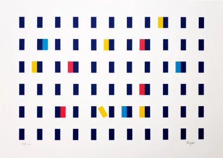 シルクスクリーン Agam - Untitled II