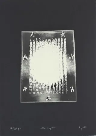 シルクスクリーン Agnetti - Sette Sigilli