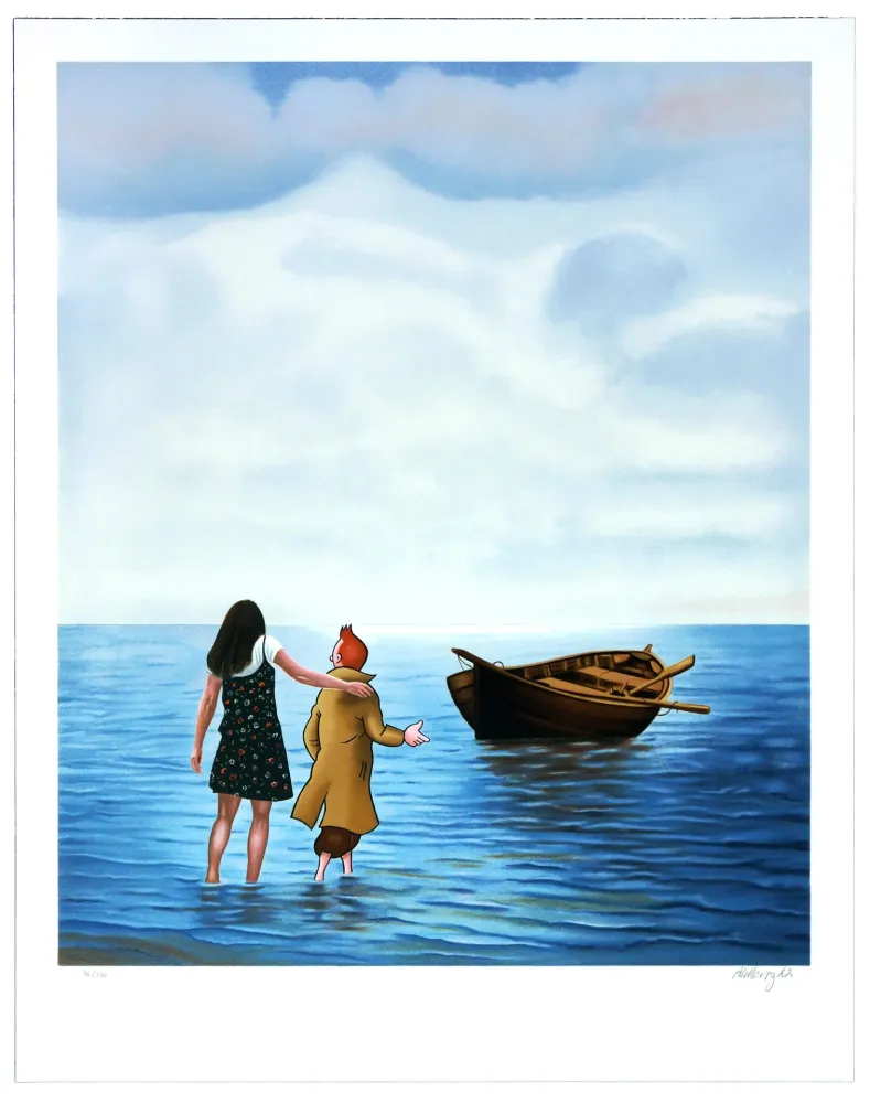 リトグラフ Ahlberg - The Getaway