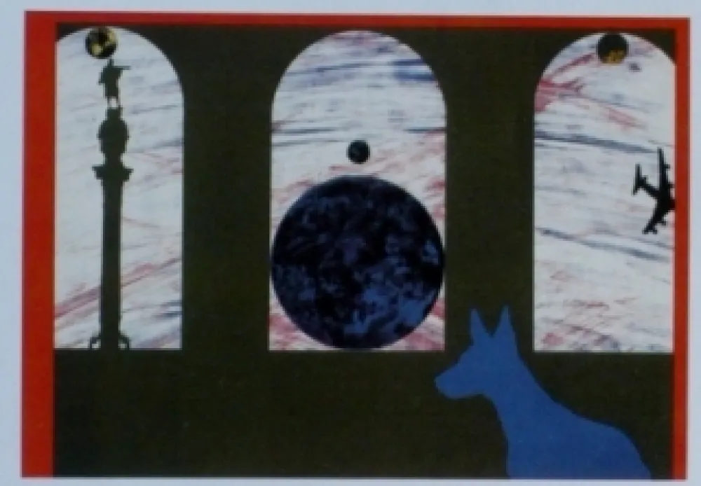 リトグラフ Al Bengston - BA 2