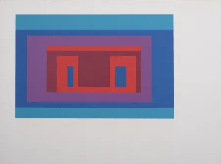 シルクスクリーン Albers - 10 Variants (B), 1971